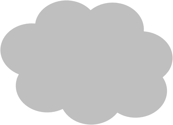 How To Set Use Cloud Silhouette Clipart (600x434), Png Download