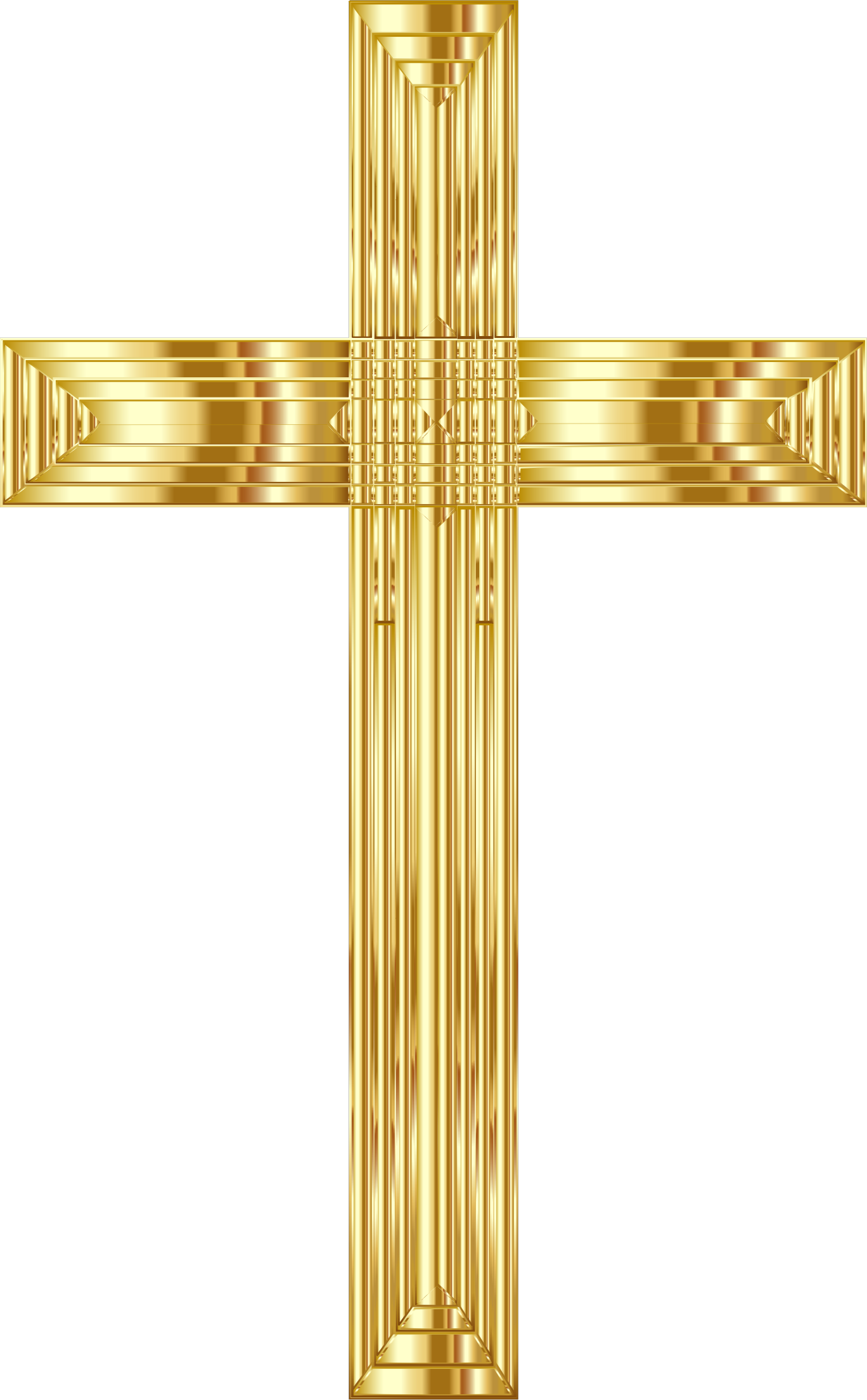 This Free Icons Png Design Of Golden Cross Variation (1368x2208), Png Download