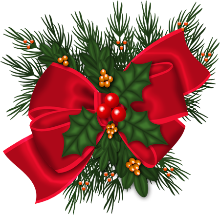Great Imgenes En Png Para Hacer Diseos Navideos O Para - Moños De Navidad Png (450x441), Png Download