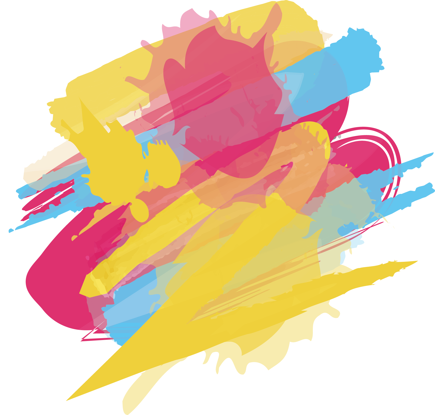 Svg Library Graffiti Wall - Graffiti Color Png (1841x1755), Png Download
