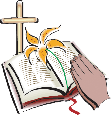 A Golden Cross Standing On - Clip Art Bible Png (459x474), Png Download