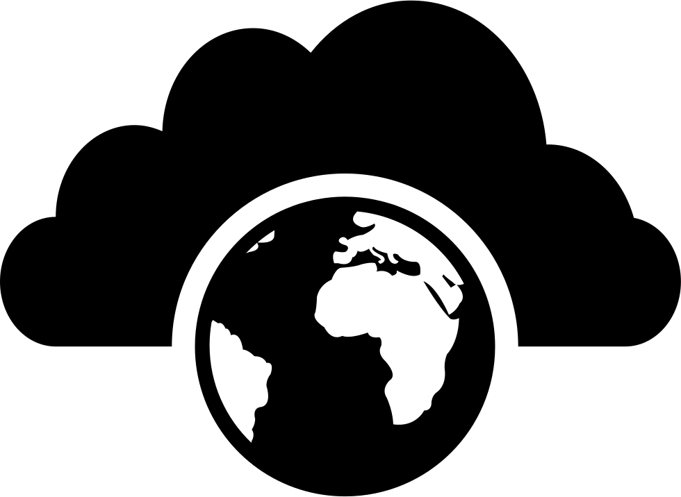Cloud Storage With Earth Image Comments - Bao Ve Moi Truong (980x716), Png Download