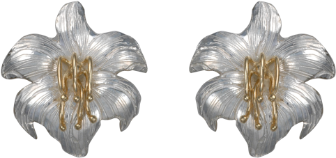 Easter Lily Earrings (640x640), Png Download