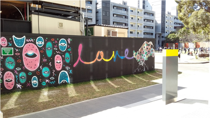 Anti-poverty Week Mural Painting - Painting (700x500), Png Download