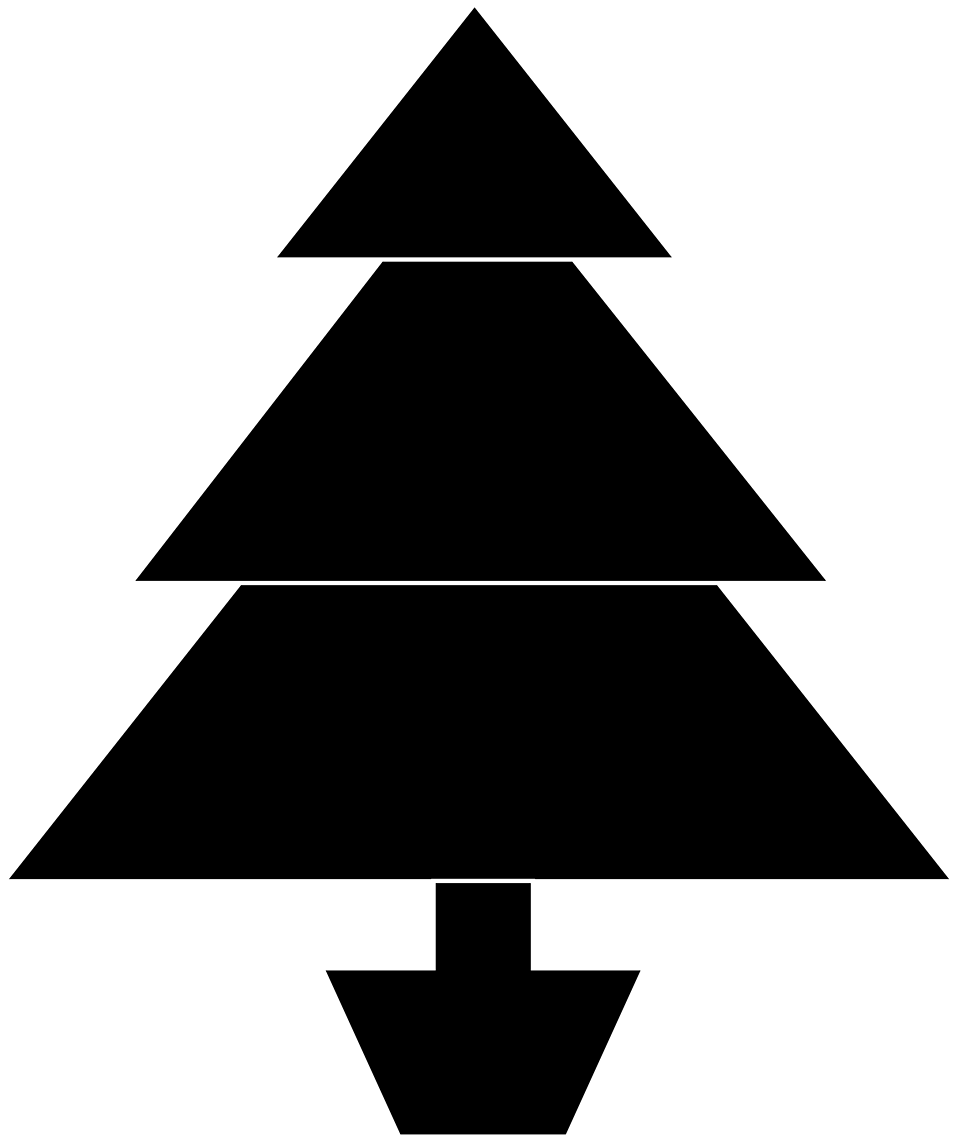 Christmas Tree - Black Christmas Tree Stock (958x1139), Png Download