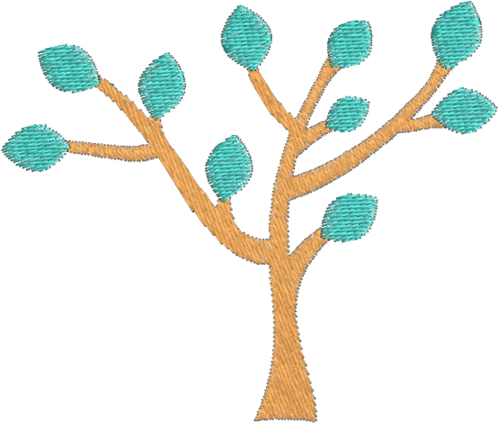Árvore - Embroidery (600x600), Png Download