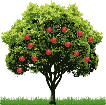 Arvore-cdl - Green Tree Beach Towel (357x352), Png Download