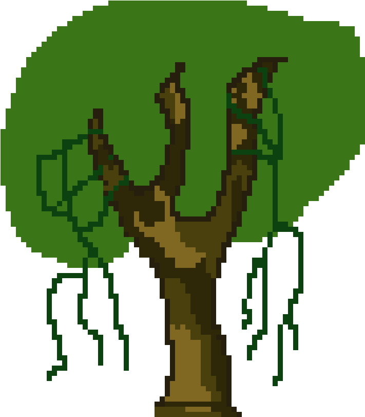 Arvore - Pixel Art (760x830), Png Download