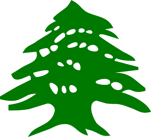 Small - Lebanon Flag Tree (600x543), Png Download