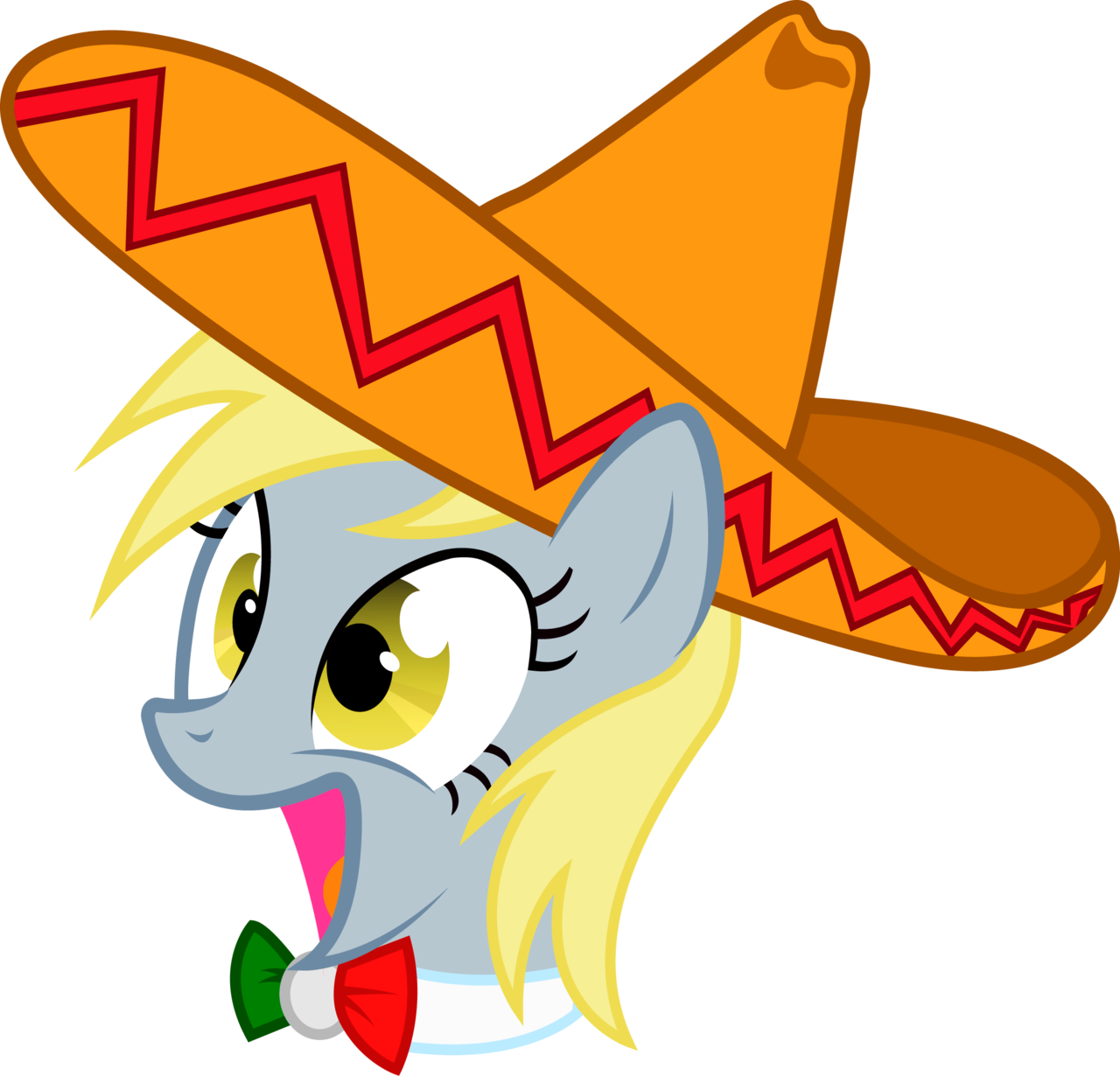 Hats Clipart Mariachi - Derpy Mexico (1280x1230), Png Download