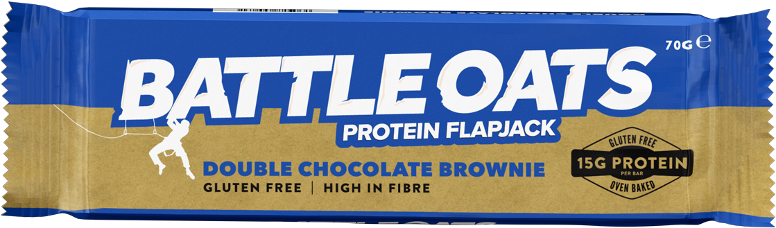 Protein Bar Branding - Battle Oats 70 G Dark Choc Chip Flapjacks - Pack Of (1200x612), Png Download