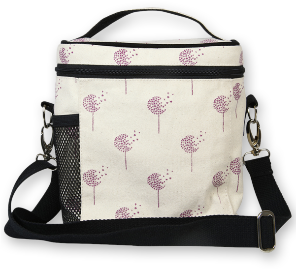 Ecoright Canvas Lunch Bag, Dandelions - Canvas (600x600), Png Download