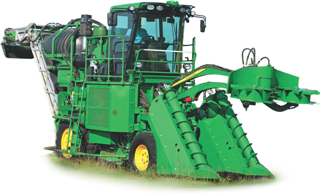 Ch330 - John Deere Sugarcane Harvester In India (642x462), Png Download