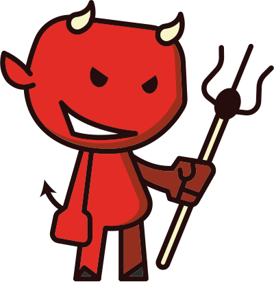 Adult Unisex Heavyweight Fleece Hoodie Halloween Devil (400x411), Png Download