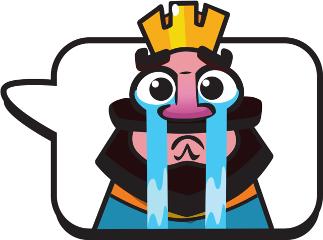Download File - Crying - Clash Royale Emotes Goblin PNG Image with No  Background - PNGkey.com