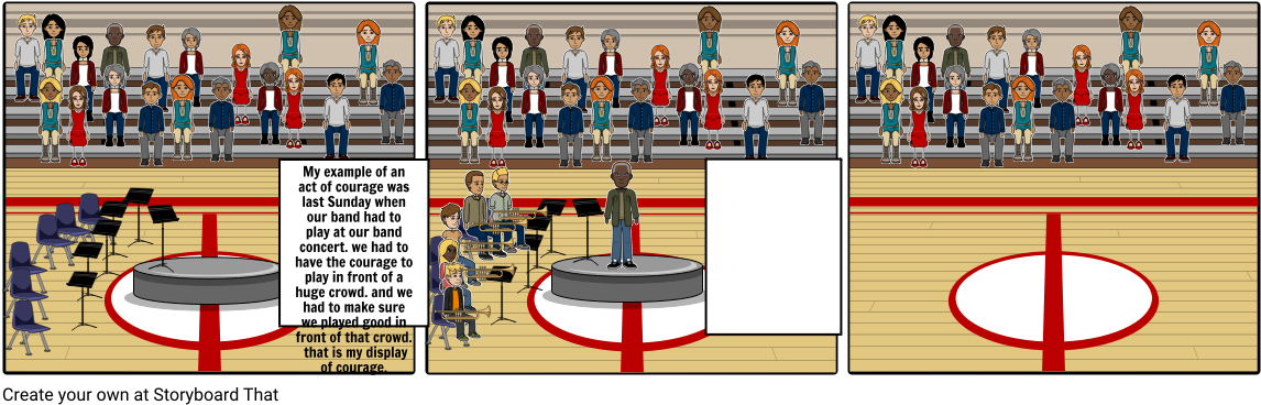 Band Concert - Cartoon (1164x385), Png Download