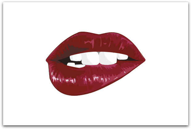 Tableau Peace Levres Fond Blanc Pop Art - Talk 2 Much (700x700), Png Download