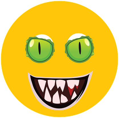 Evil Eye Emoji (640x640), Png Download