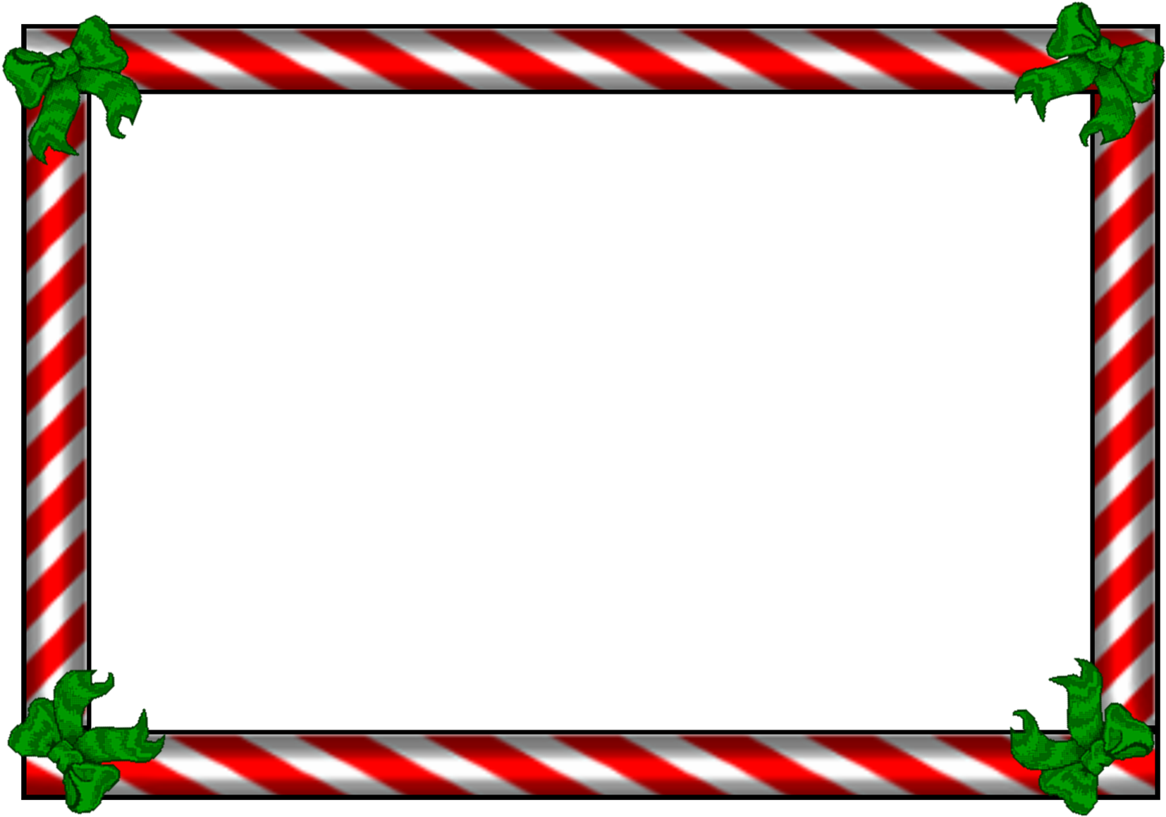 Best Photos Of Cane Border Christmas Clip - Christmas Candy Cane Border (1702x1206), Png Download