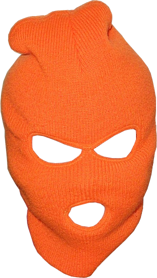 Red Ski Mask - Red Ski Mask Png (314x554), Png Download