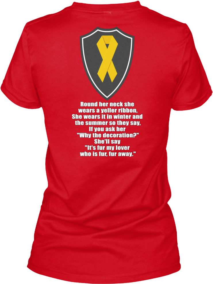 Yellowribbon-back - Nike Originals Printed T Shirt (756x1014), Png Download