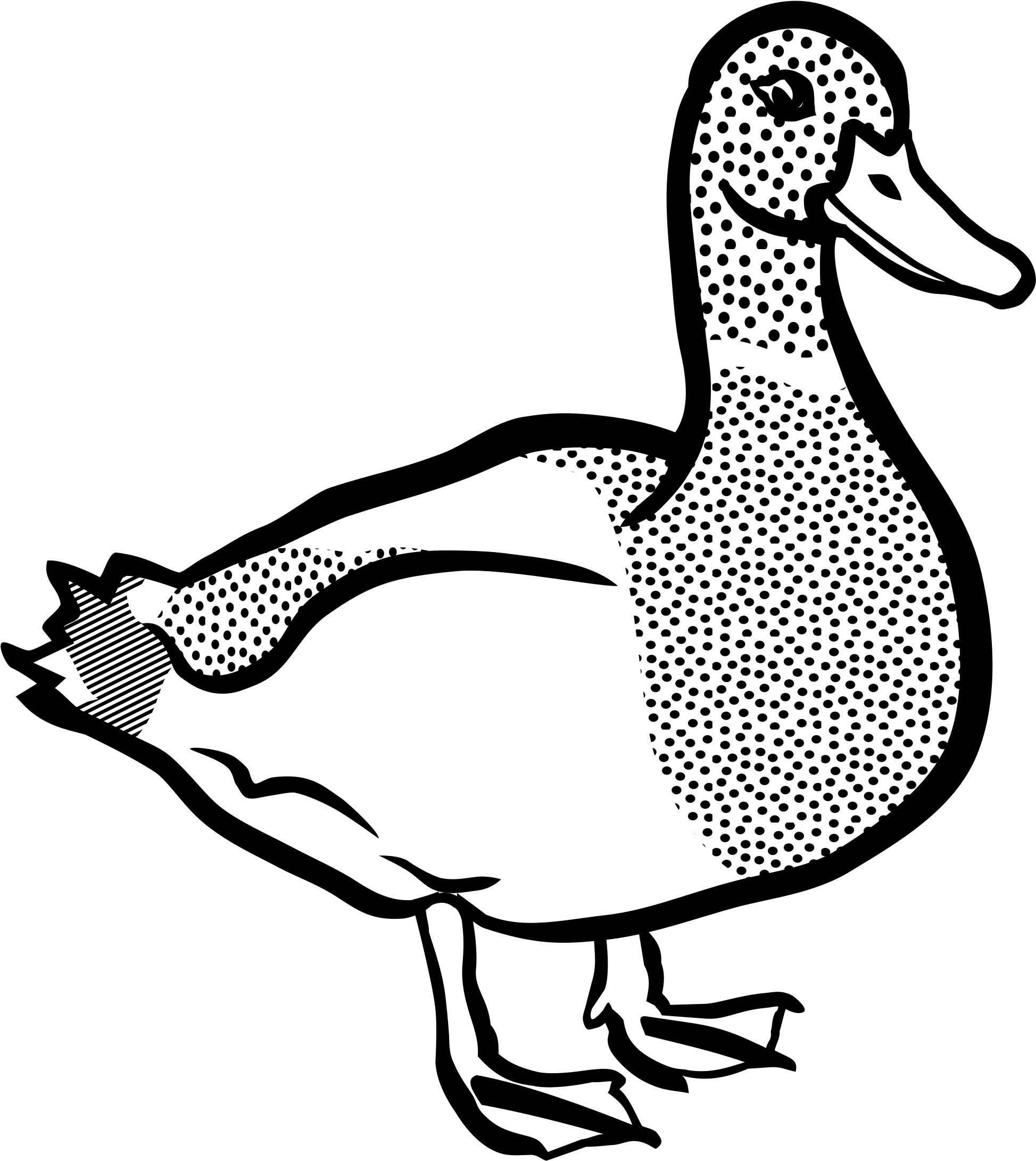 Clipart - Clip Art Of Duck (2250x2400), Png Download