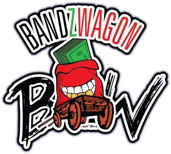 Bandzwagon Logo Design Concept - Cartoon (1023x724), Png Download