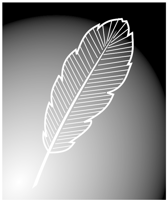 Featherpeacock Feather Silhouette Png - Siluet Bulu (566x800), Png Download
