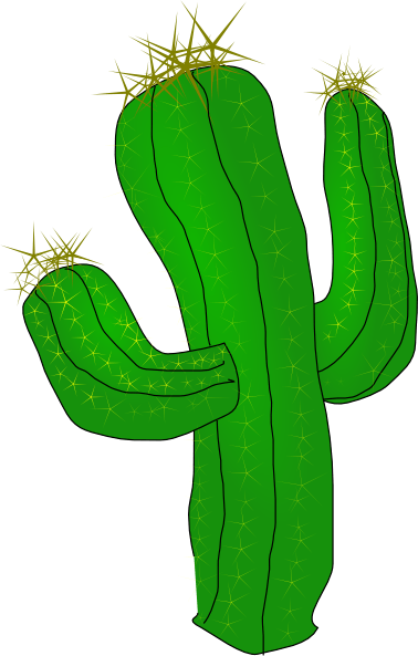 Desert Shrub Clipart - Clip Art (378x593), Png Download