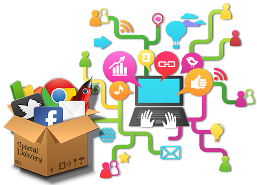 Web Marketing Png - Rewired By Brandon Cox (516x372), Png Download