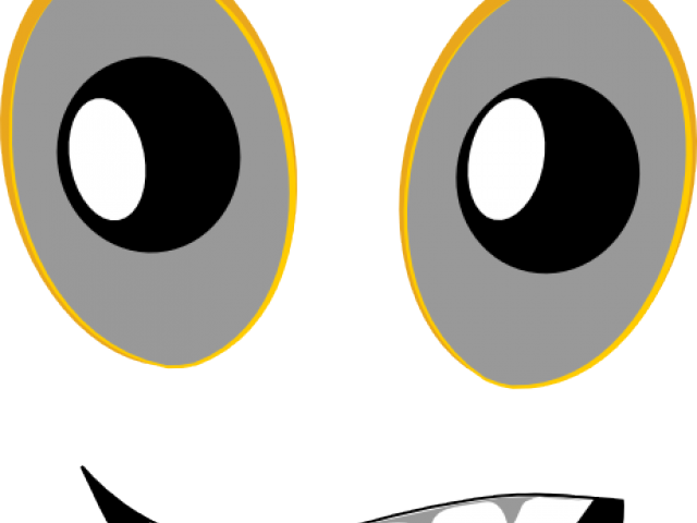 Scared Cartoon Eyes - Face (640x480), Png Download