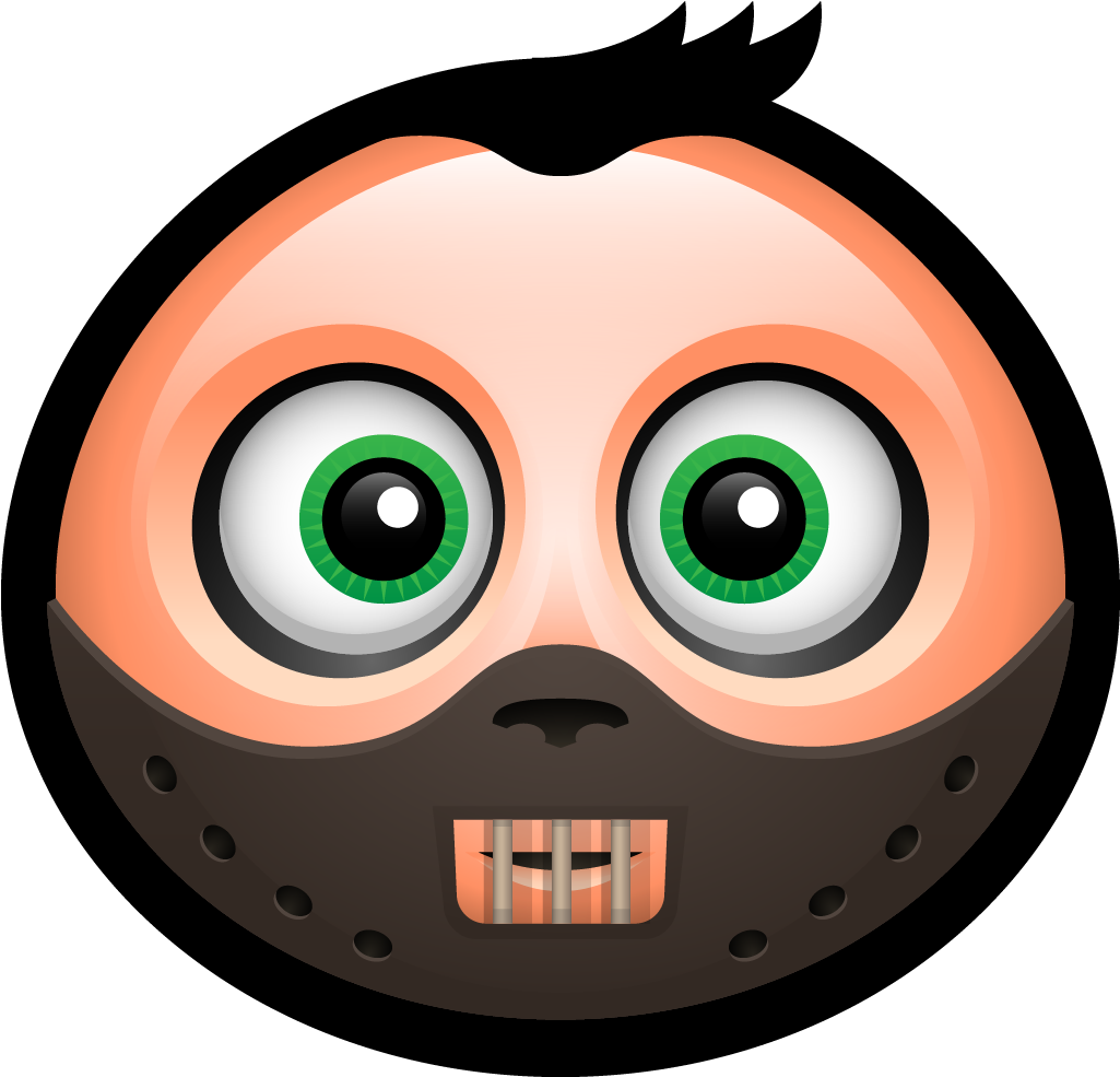Hannibal Lecter Killer Mask Horror Scary Icon - Hannibal Lecter Clipart (1024x1024), Png Download