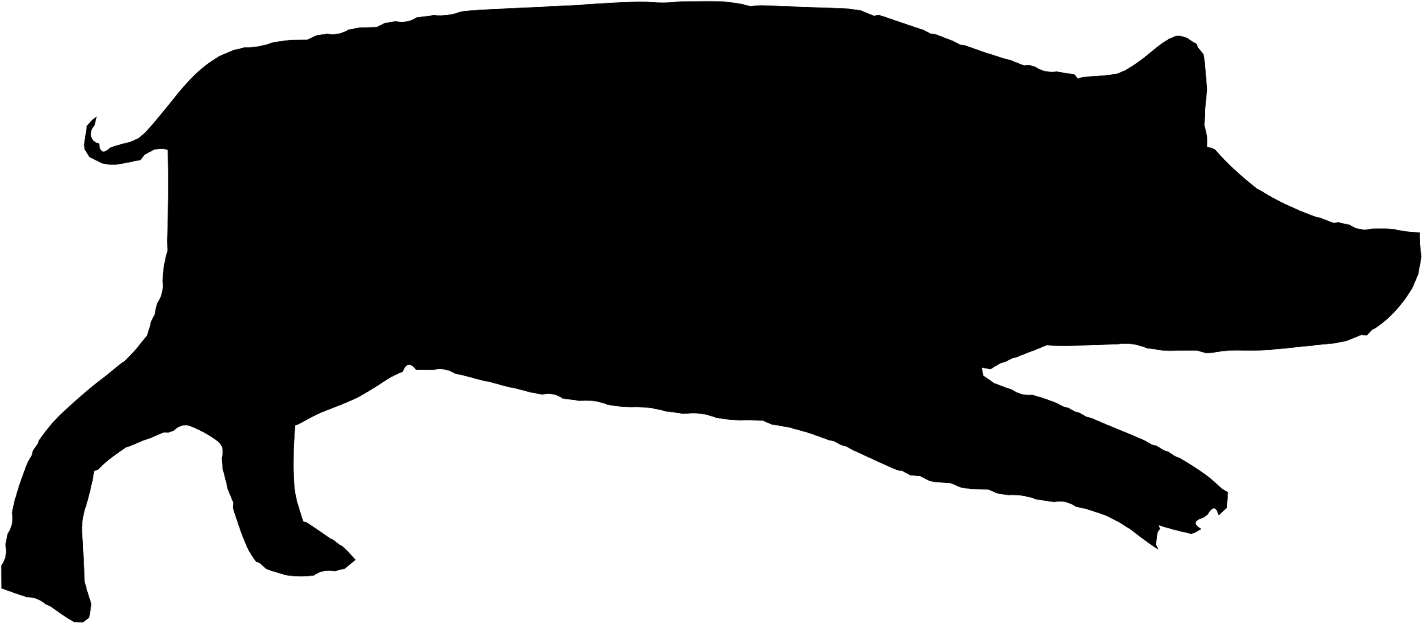 This Free Icons Png Design Of Silhouette (2400x1237), Png Download
