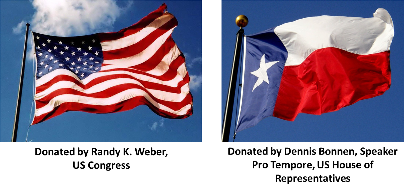 Texas Flag That Has Flown Over The State Capitol Building - Independence Day Us Greetings (1355x638), Png Download