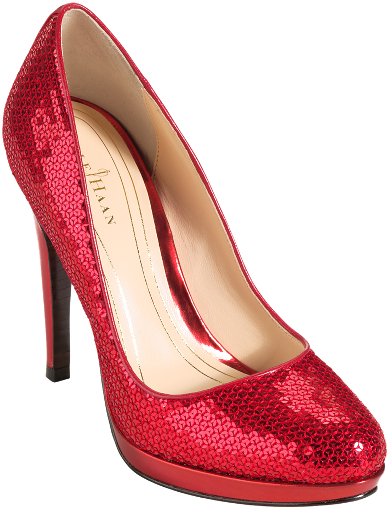 The Modern Ruby Red Slipper - Basic Pump (548x548), Png Download