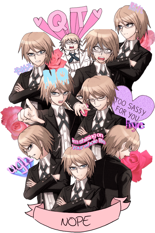 Byakuya Togami Porn (500x750), Png Download