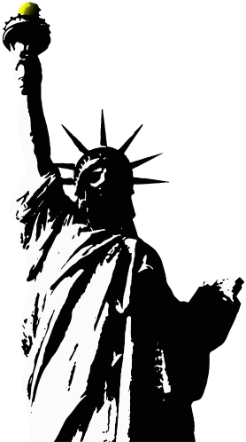 Statue Of Liberty - Statue Of Liberty Logo Png (297x505), Png Download