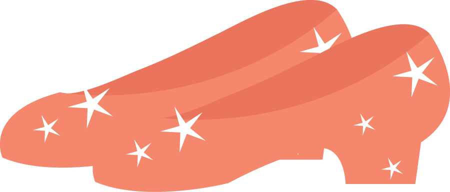 12 Rubyslippers - Illustration (900x384), Png Download
