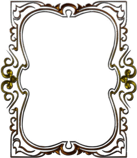 Frame,photo Background,picture,gold, - Laser Cut Frame Png (500x707), Png Download
