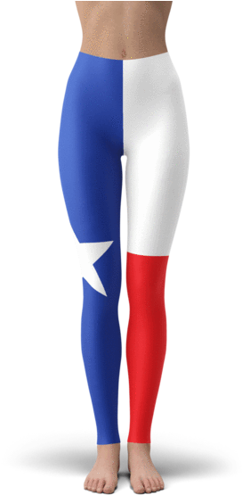 Texas Flag Leggings - Texas Leggings (600x600), Png Download