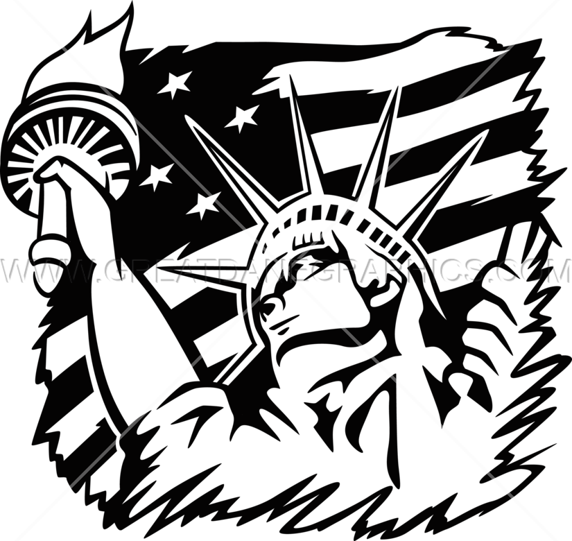Statue Of Liberty Clipart Transparent - Statue Of Liberty Tribal (825x780), Png Download