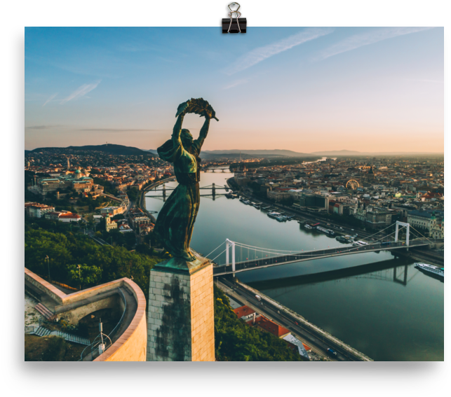 Liberty Statue Sunrise - Liberty Statue (1000x1000), Png Download