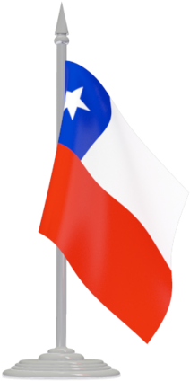 Chile Flag Clipart Texas - Costa Rica Flag Pole (640x480), Png Download