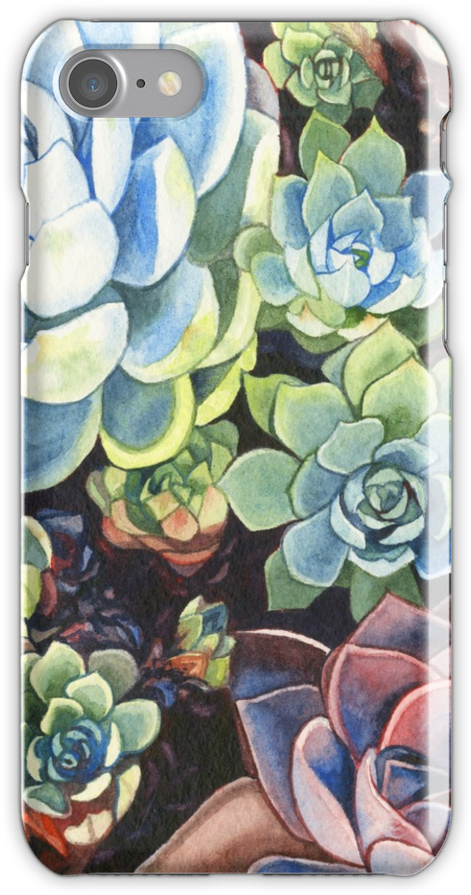 Succulent Field Iphone 7 Snap Case - Mobile Phone Case (750x1000), Png Download