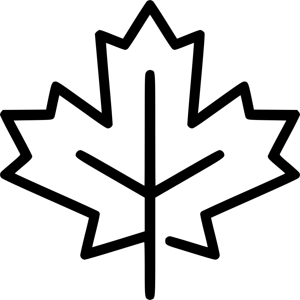 Png File Svg - Maple Leaf Icon Vector (980x980), Png Download