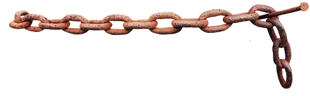 Transparent Rusted Chain Png (628x340), Png Download