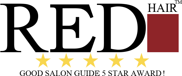 Red Hair Logo - Hair (848x269), Png Download