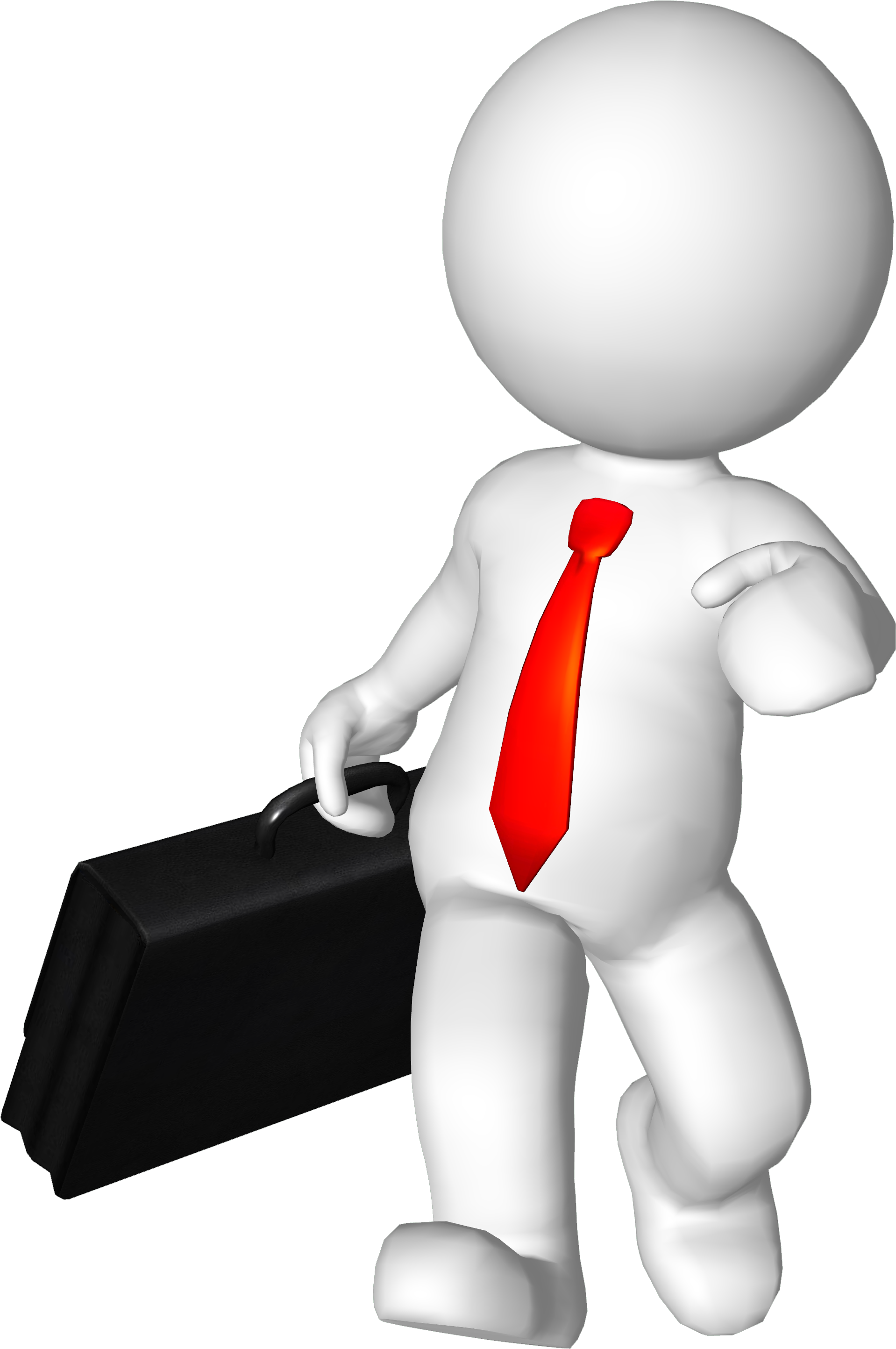 3d Characters 3d Characters 3d Characters 3d Characters - Going To Work Png (3000x3000), Png Download