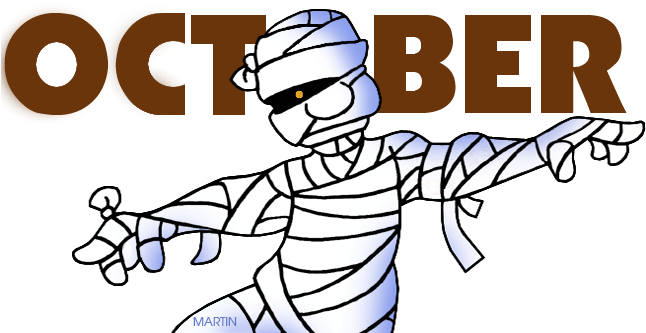 Birthday October Clip Art (648x346), Png Download