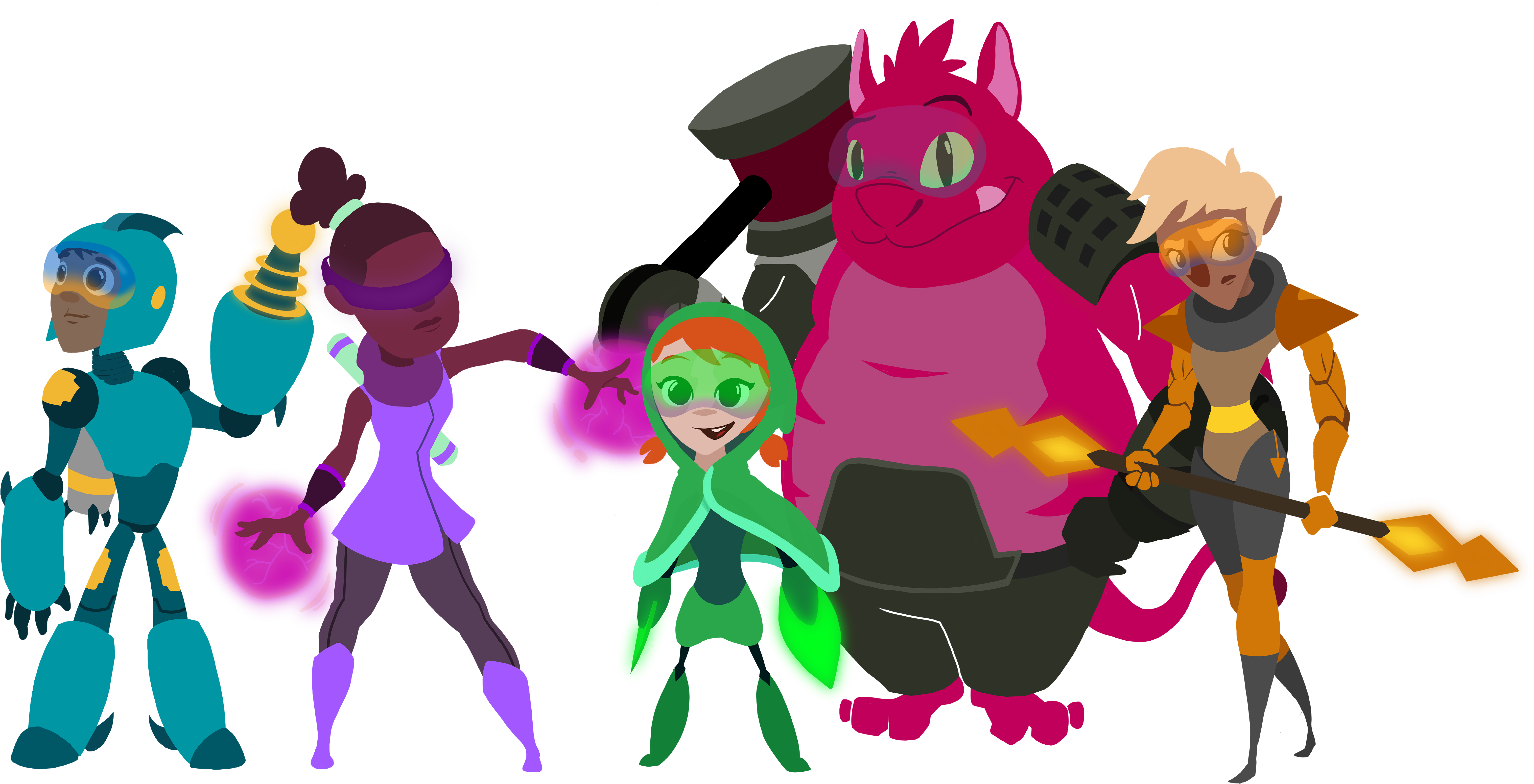 People Want Vibrant And Imaginitive Characters - Vibrant Character (6400x3629), Png Download